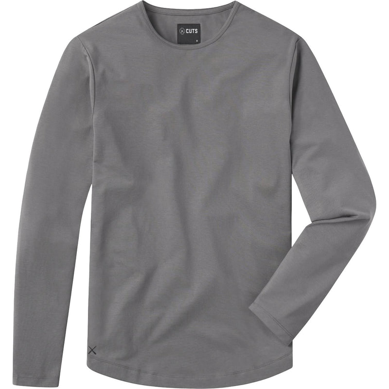 Cuts - Mens AO Long-Sleeve Curve-Hem Tee
