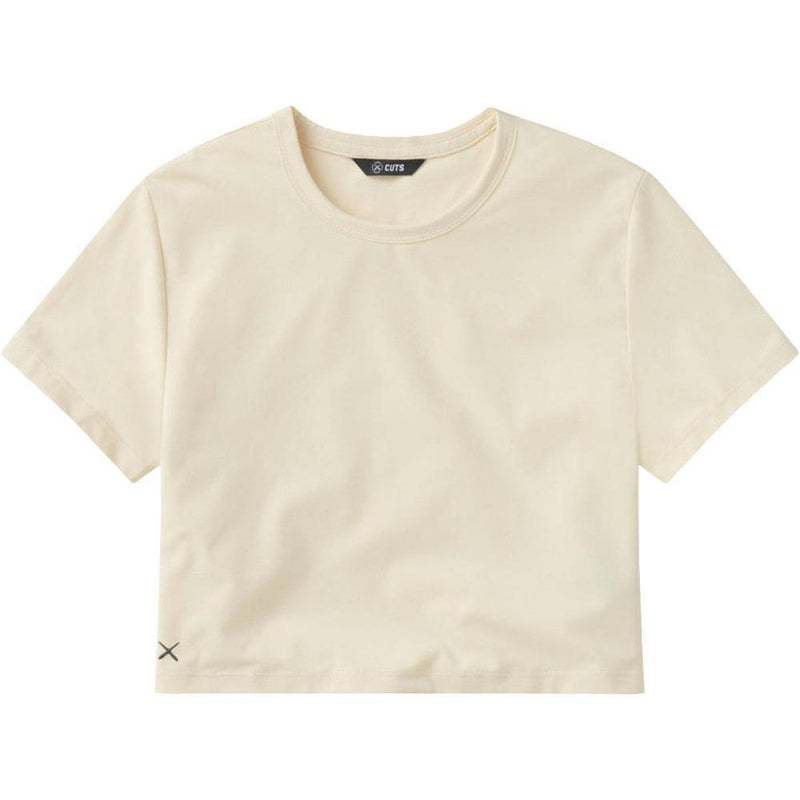 Cuts - Womens Almost Friday Cropped Tee — Dune
