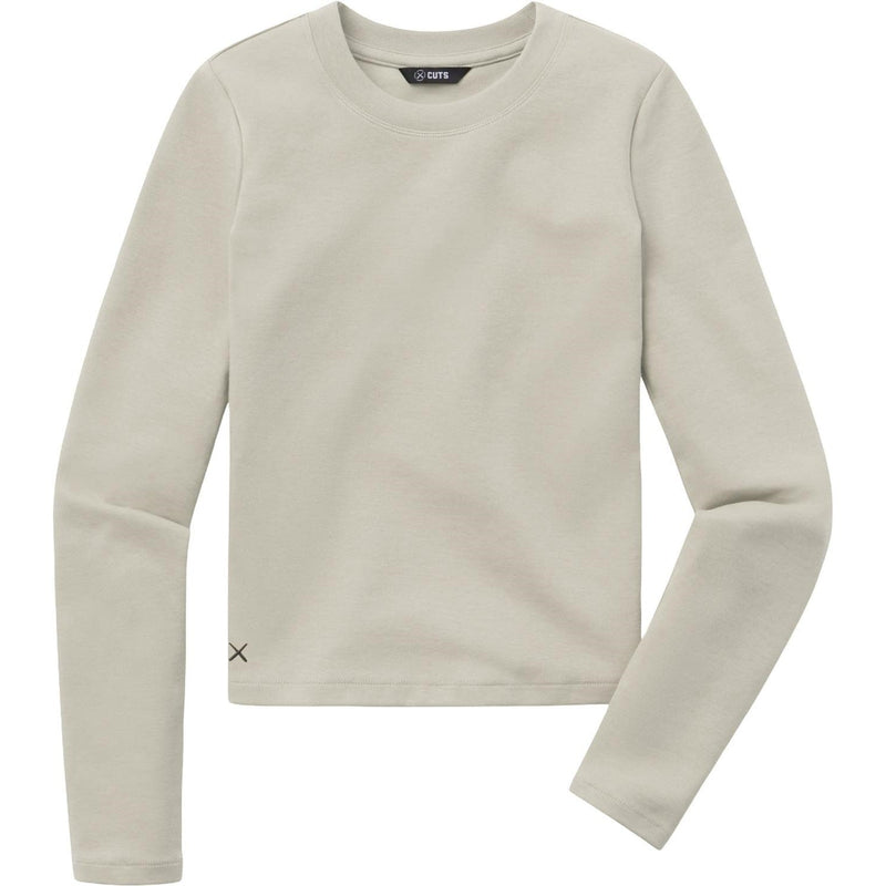 Cuts - Womens Long-Sleeve Tomboy Tee — Sand Dune