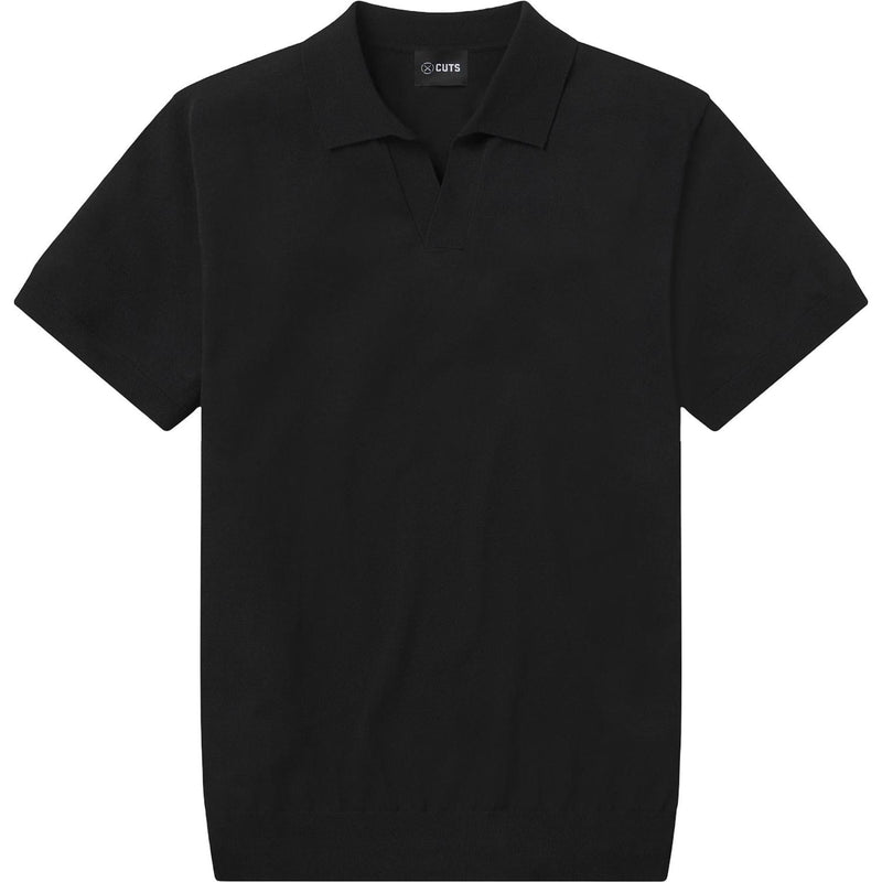 Cuts - Mens Riviera Knit Polo — Black