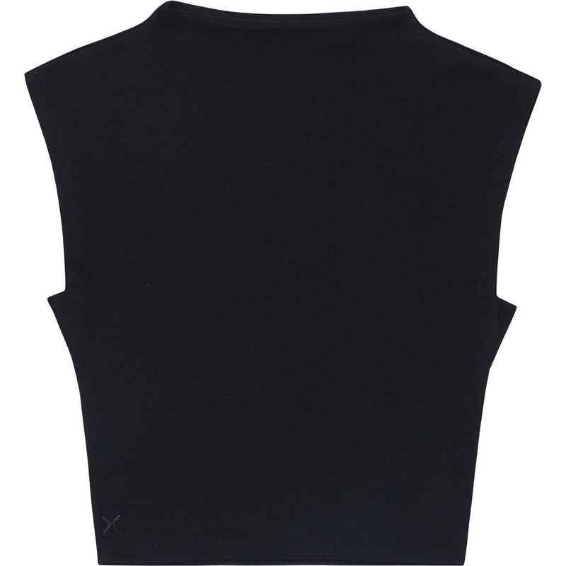 Cuts - Womens Sleeveless Tomboy Tee — Black