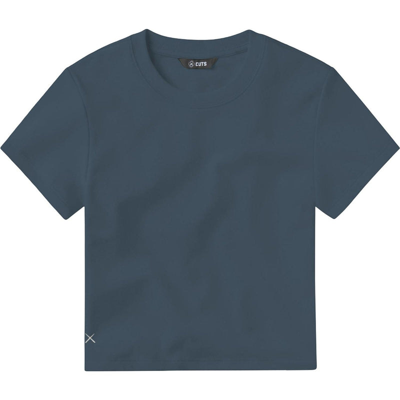 Cuts - Womens Tomboy Cropped Short-Sleeve Tee — Atlantic