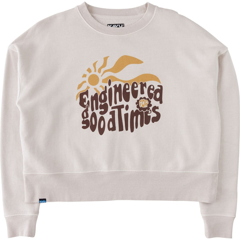 Kavu - Womens Crop Crewneck Sweatshirt