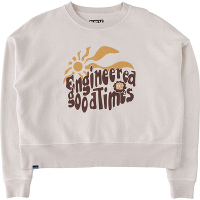 Kavu - Womens Crop Crewneck Sweatshirt