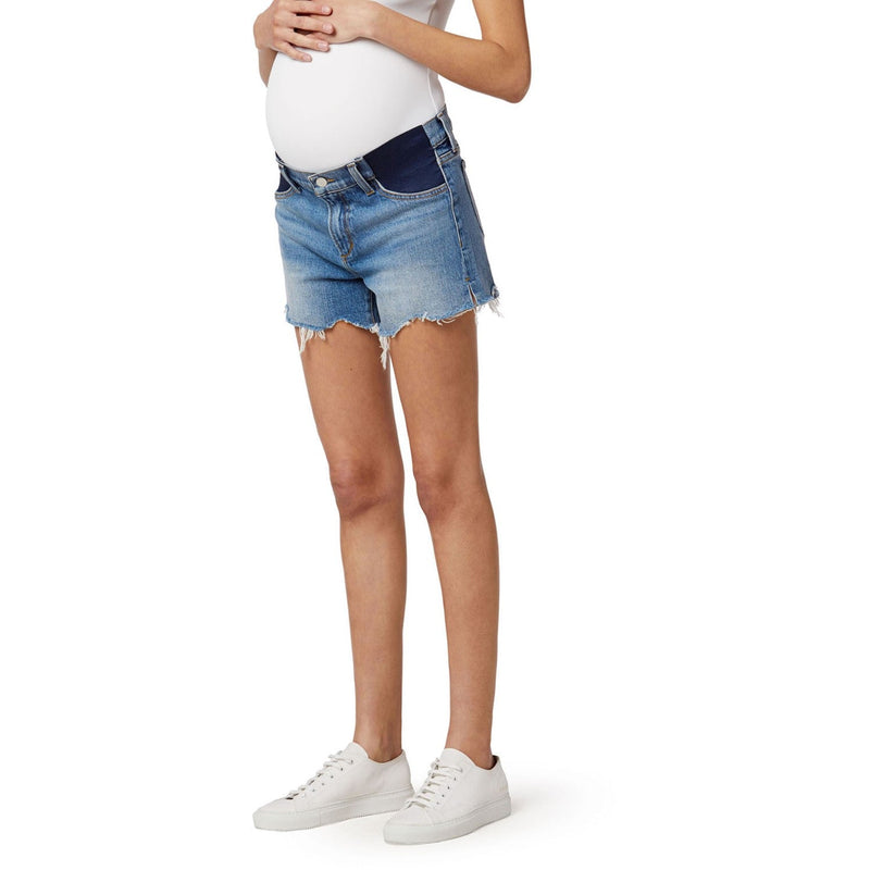 Joe Jeans - Womens The Ozzie Short With Vent And Frayed Hem Maternity