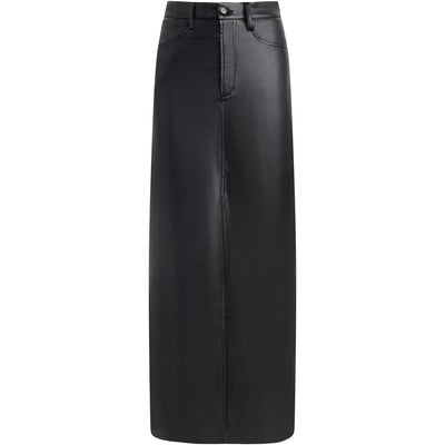Joe Jeans - Womens The Martine Maxi Skirt Vegan Leather