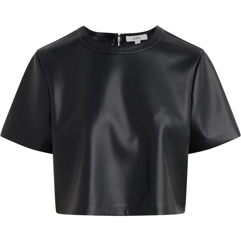 Joe Jeans - Womens The Boxy Vegan Leather T-Shirt