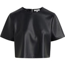 Joe Jeans - Womens The Boxy Vegan Leather T-Shirt