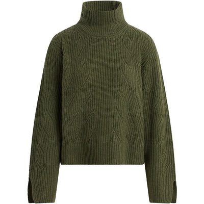Joe Jeans - Womens The Ella Cable Knit Funnel Neck Sweater