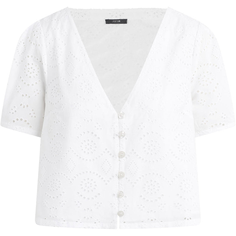 Joe Jeans - Womens The Halle Short Sleeve Eyelet Blouse