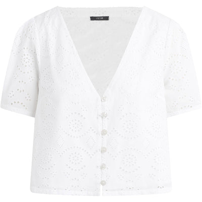 Joe Jeans - Womens The Halle Short Sleeve Eyelet Blouse