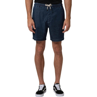 Mavi - Mens Clint Drawstring Dark Wash Denim Shorts