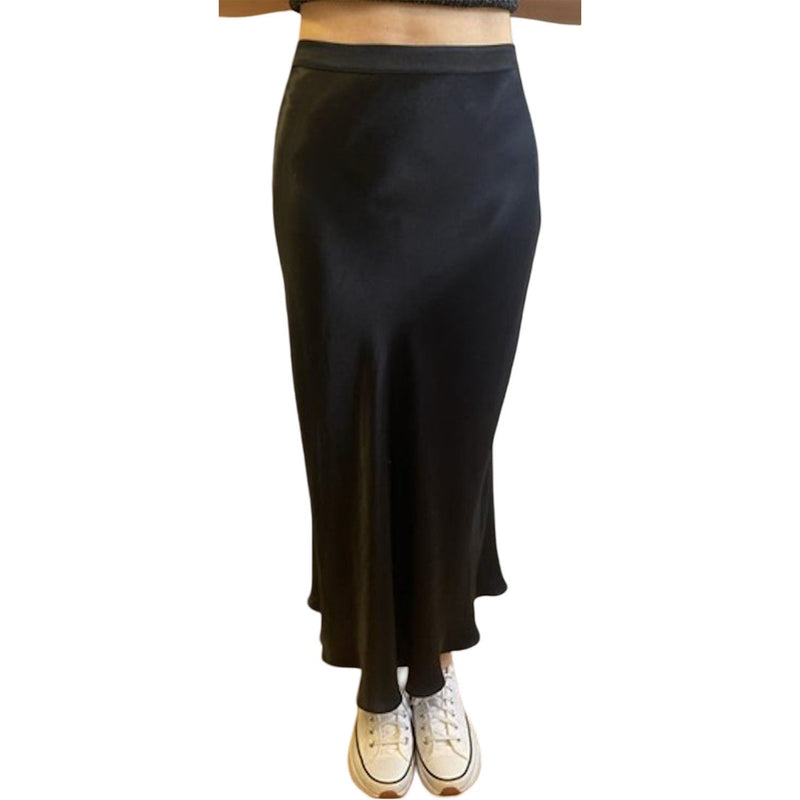Mavi - Womens Satin Midi Skirt