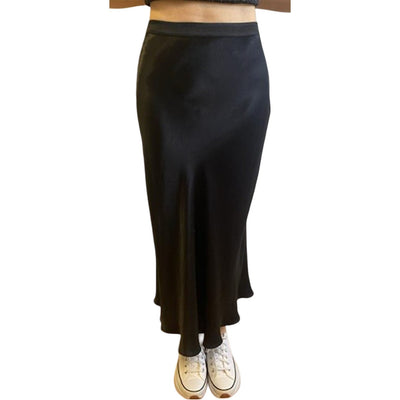 Mavi - Womens Satin Midi Skirt