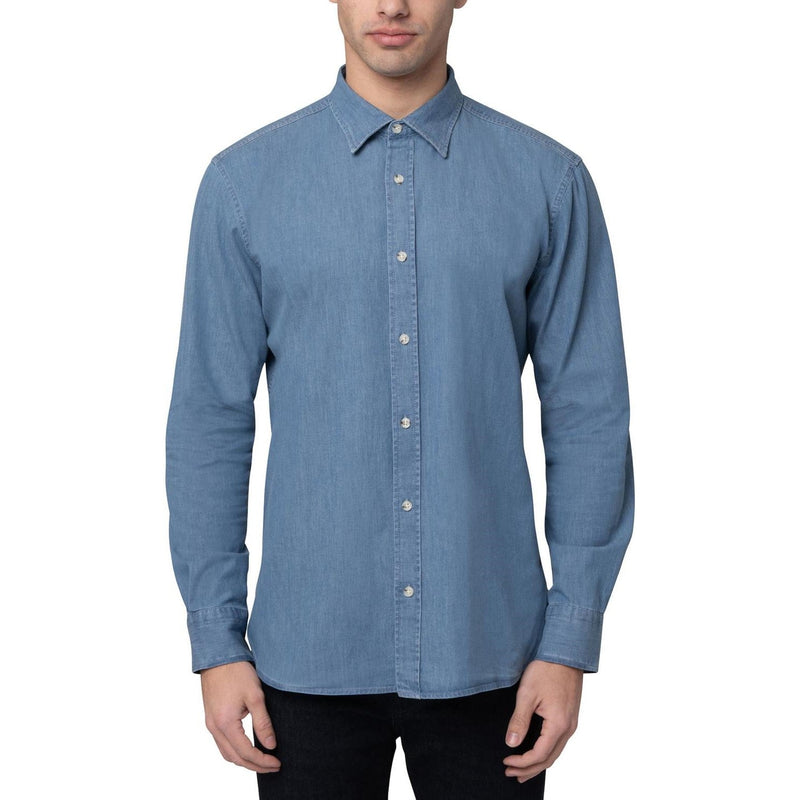 Mavi - Mens Long Sleeve Button Up Denim Shirt