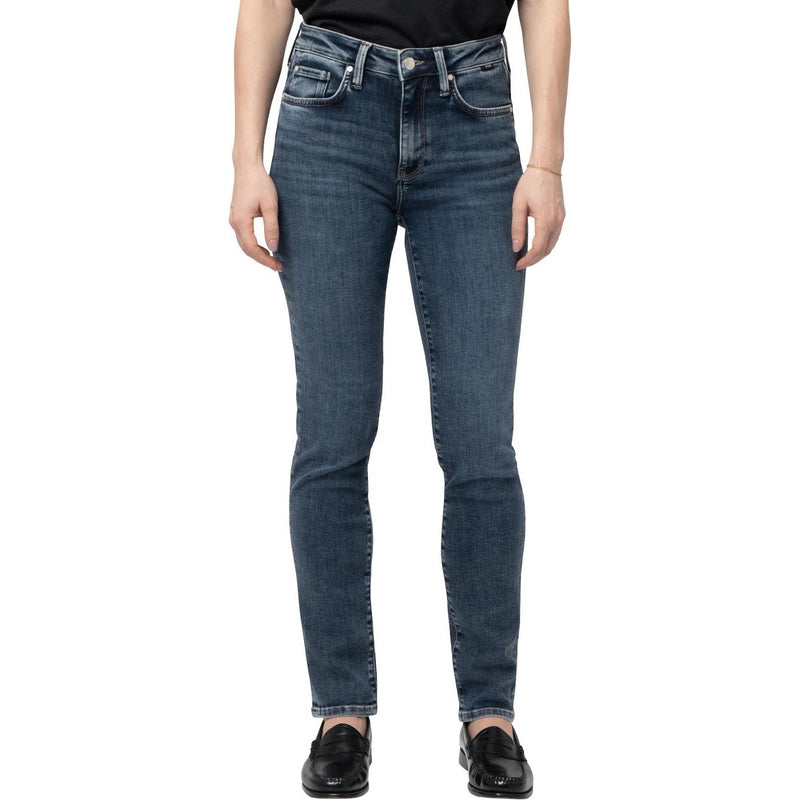 Mavi - Womens Kathleen Mid Rise Slim Boyfriend Jeans