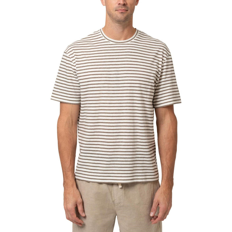 Mavi - Mens Striped Crew Neck T-Shirt