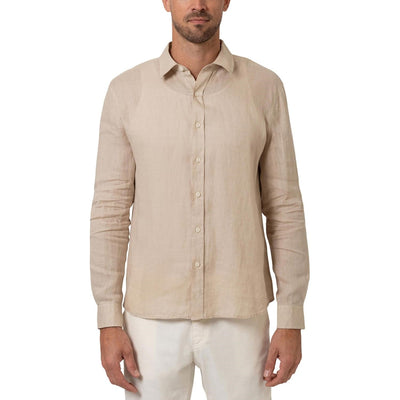 Mavi - Mens Linen Long Sleeve Button-Down Shirt