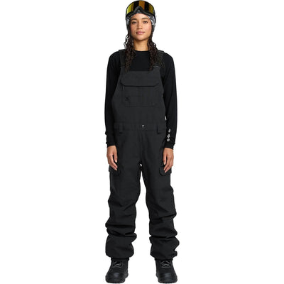 Volcom - Womens Creston 3D Stretch Bib Overall — Black