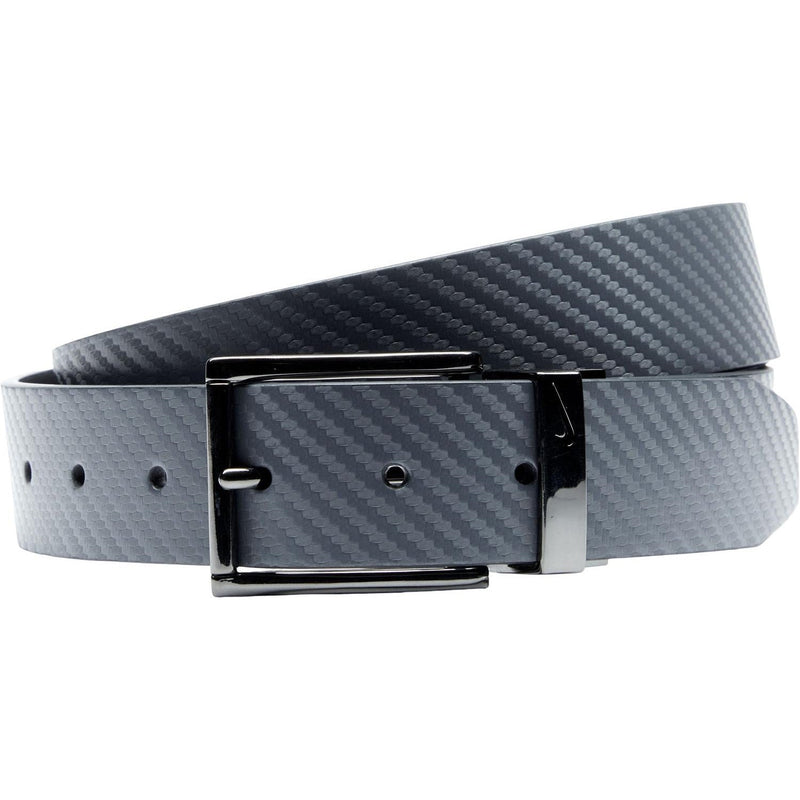 Nike - Mens Carbon Fiber Textured Reversible Belt