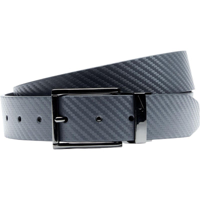 Nike - Mens Carbon Fiber Textured Reversible Belt
