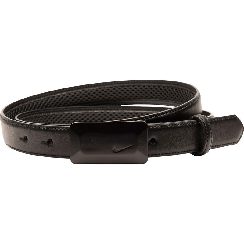 Nike - Womens Nike Faceted Logo Plaque Belt with Comfort Mesh Lining