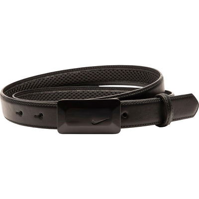 Nike - Womens Nike Faceted Logo Plaque Belt with Comfort Mesh Lining
