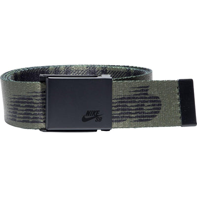 Nike - Mens Reversible Logo and Flannel Inspired Print Web Belt