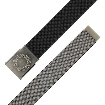 Nike - Mens Reversible Stretch Web Belt with Skateboarding Circular Logo