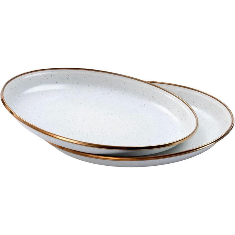 Barebones Living - Enamel Deep Plate Set