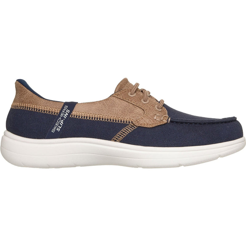 Skechers - Womens On-The-Go Flex Radiant - Sandy Slip On Shoes — Navy