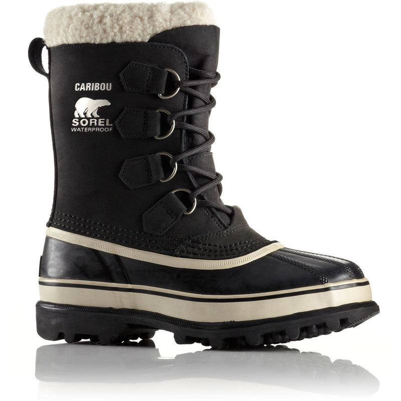 Sorel - Women's Caribou Shell Boot — Black/Stone