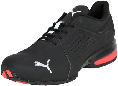 PUMA - Mens Viz Runner Shoes — Puma Black/Puma White