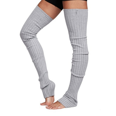 Thirty Three Threads - Unisex Leg Warmers Thigh High Ash