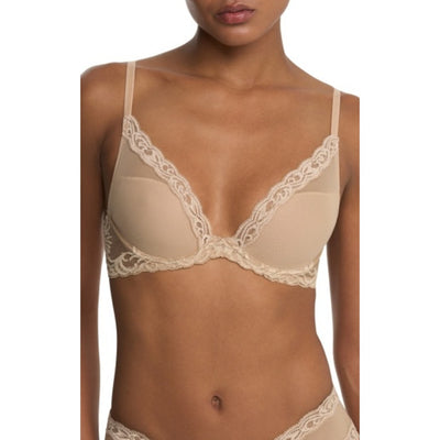 Natori - Womens Feathers Plunge T-Shirt Bra