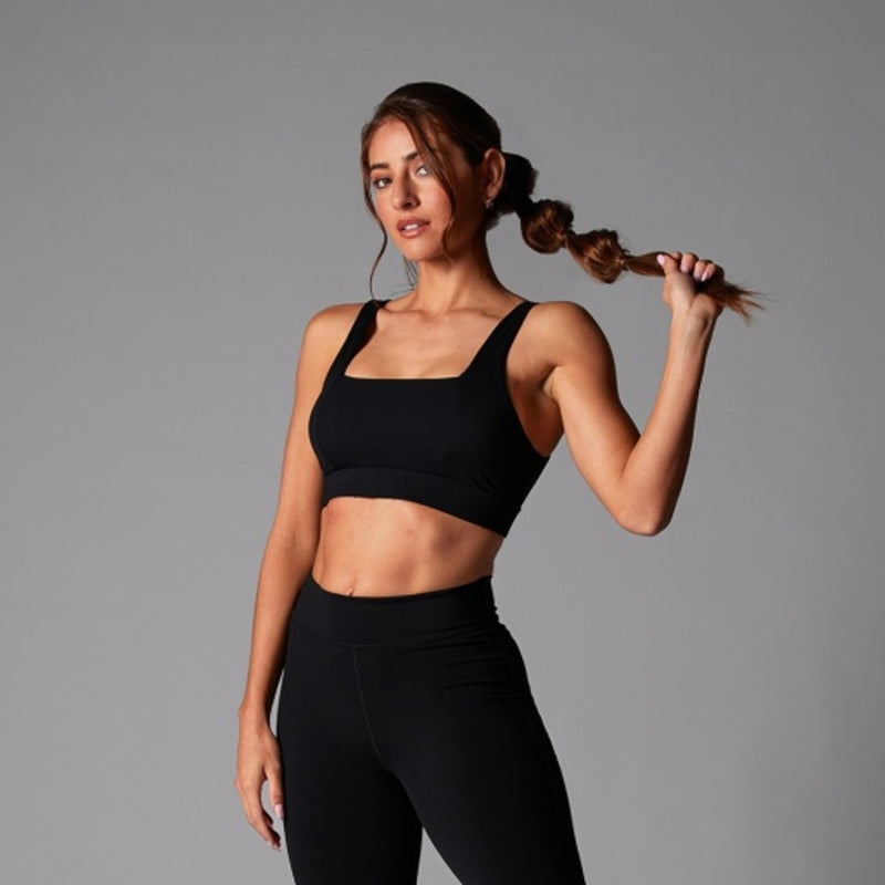 Thirty Three Threads - Unisex Square Neck Bra Lime Tropic Toile