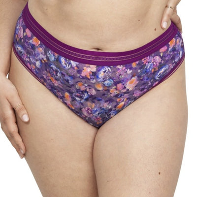 Ariela - Womens No Show Lace Printed Brief
