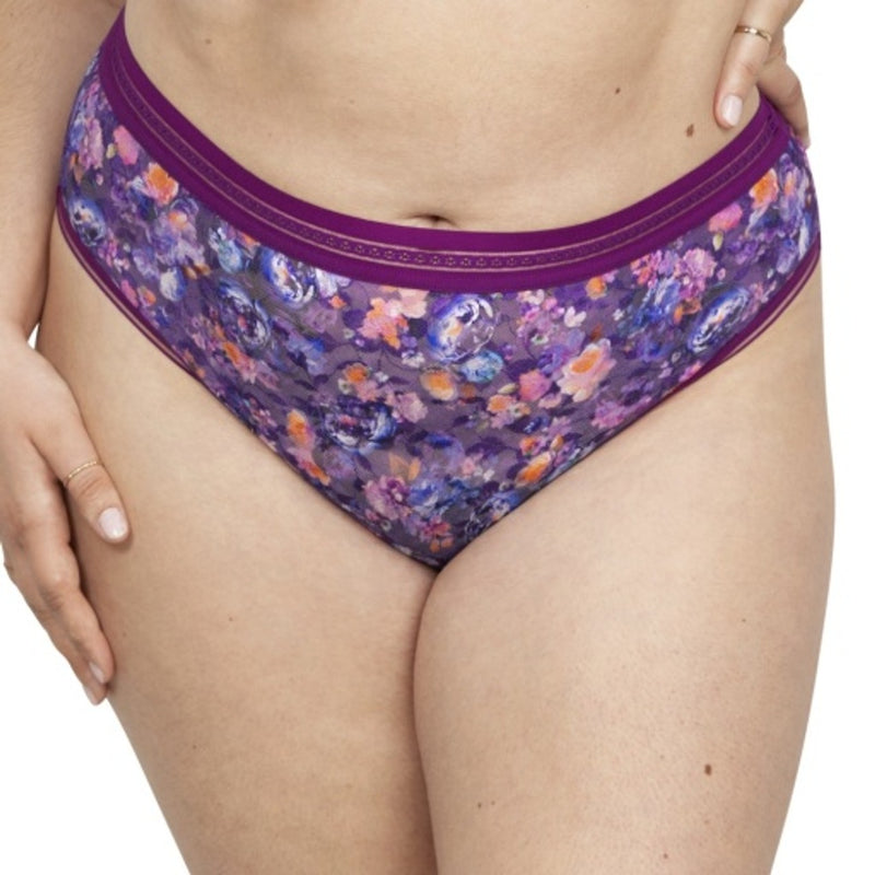 Ariela - Womens No Show Lace Printed Brief