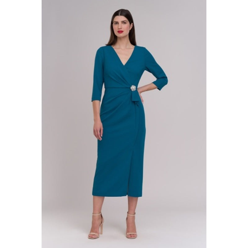 JS Collections - Womens Amiee Faux Wrap Cocktail