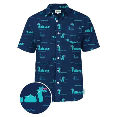Tipsy Elves - Mens Nothin' But Nessy Hawaiian Shirt