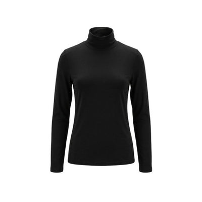 Liverpool Los Angeles - Womens Long Sleeve Mock Neck Knit Top