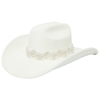 San Diego Hat Company - Frye Womens Faux Wool Felt Cattlemans Crease