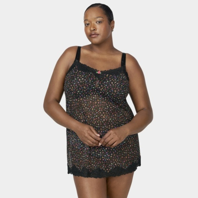 Ariela - Womens Sheer Mesh Chemise