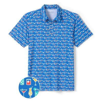 Tipsy Elves - Mens Highballer Golf Polo