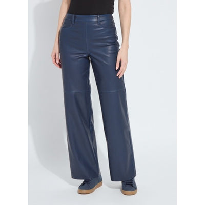 Lysse - Womens Cortina Hi Waist Wide Leg Vegan Leather