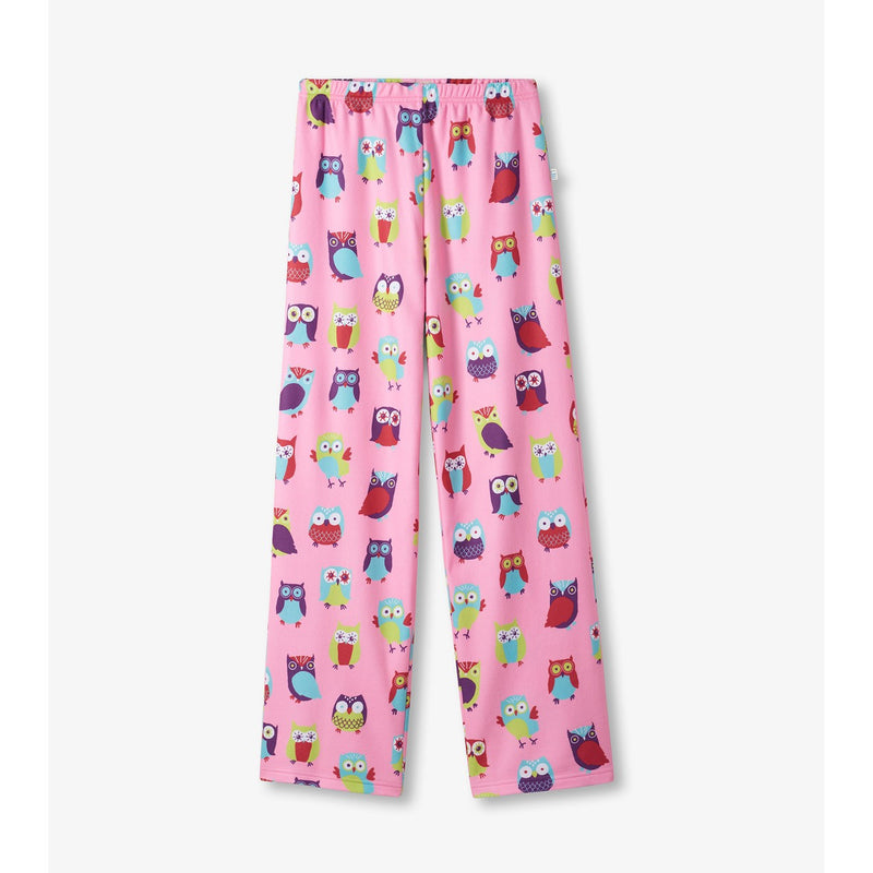 Little Blue House - Unisex Fuzzy Owls Adult Polar Pants
