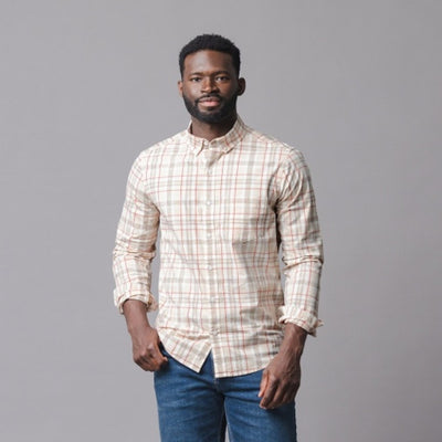 Hope & Henry - Mens Organic Stretch Poplin Shirt
