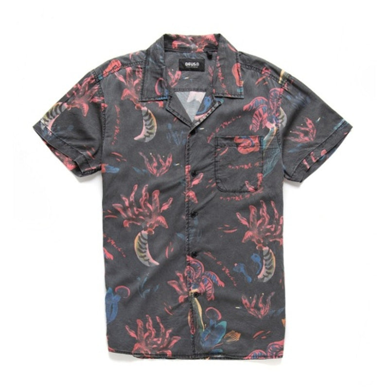 Deus Ex Machina - Mens Dean Pink Positive Shirt