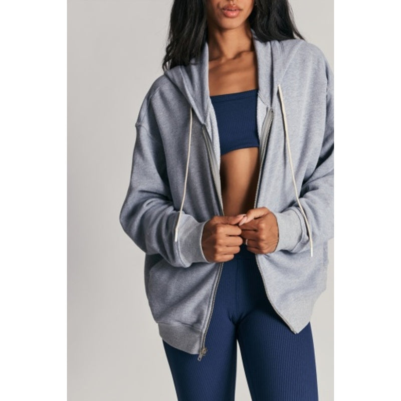 Year of Ours - Womens Boyfriend Zip Up Hoodie