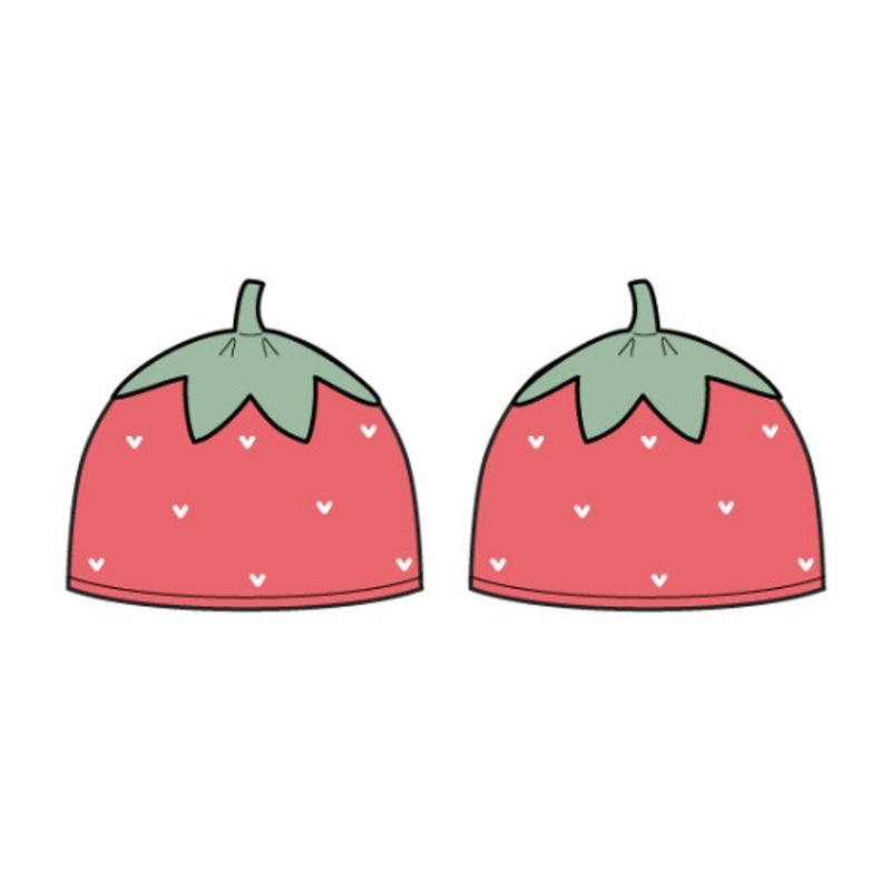 Janie and Jack - Baby G S Red Novelty Strawberry Beanie Sm0